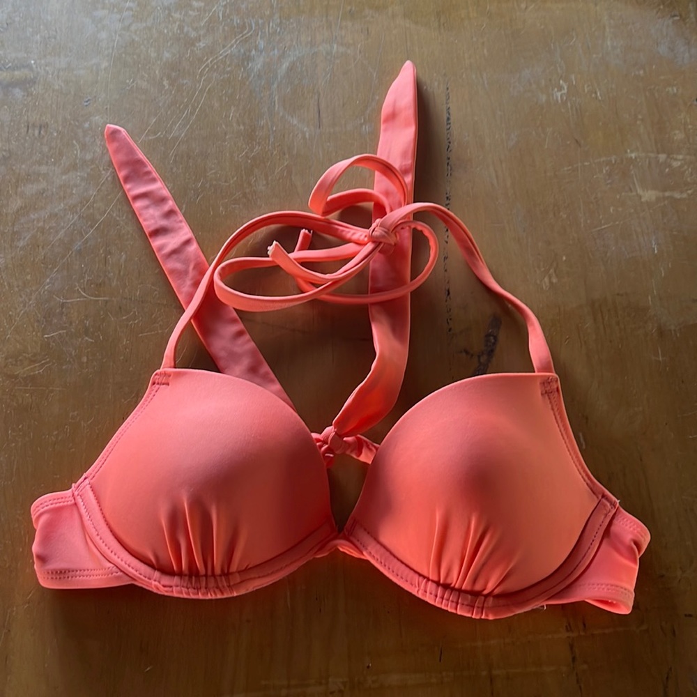 Coral Adjustable Bikini Top